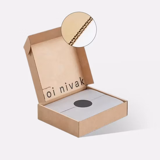 FSC производитель индивидуальная подарочная упаковка для пищевой обуви, гофрированная транспортировочная коробка