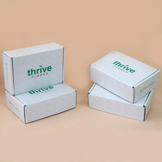 Переработанный двусторонний логотип для париков, подарочная коробка для макияжа, доставка, белый почтовый пакет для косметической упаковки, коробка с принтом на заказ